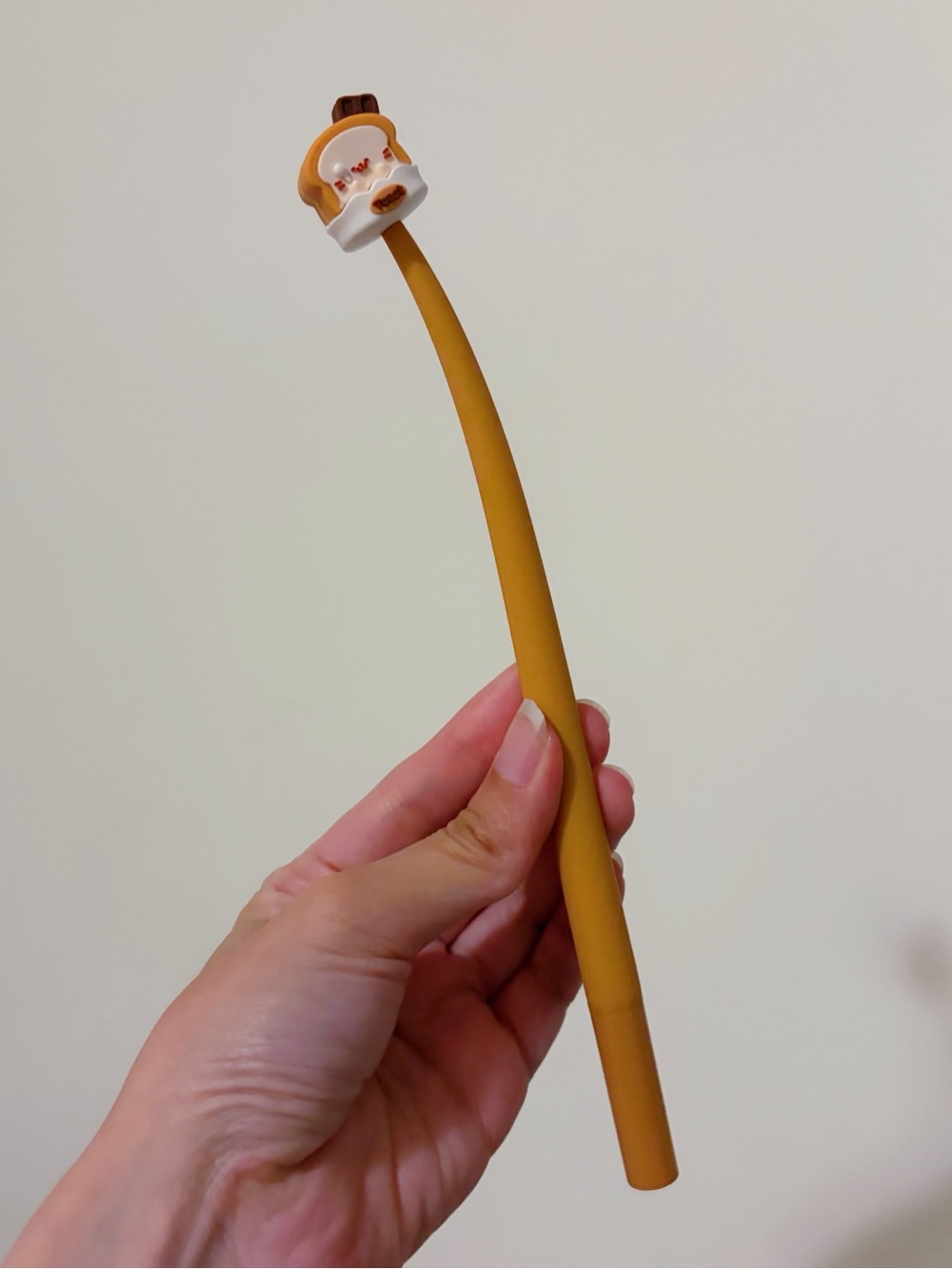 🌸3/$15🌸 Cute Toast Character Brown Gel Pen